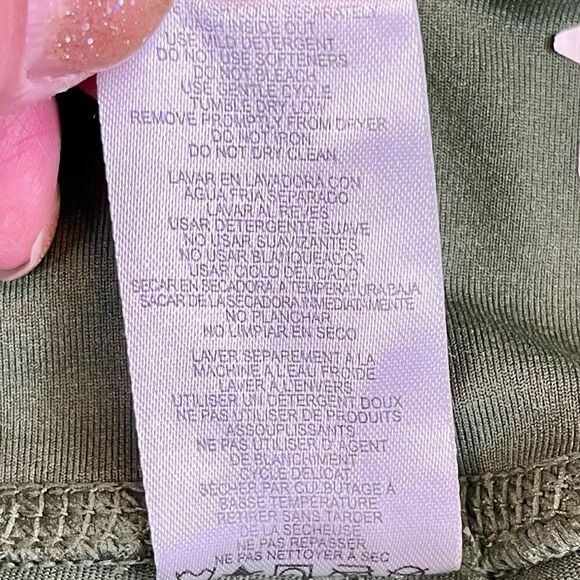 Umbro Green Pink Activewear Leggings Large - Picture 7 of 10